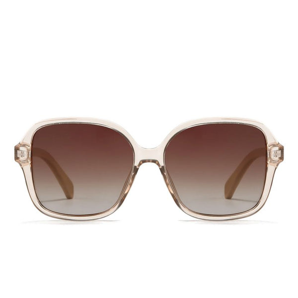Soek Women’s Sunglasses Scarlett Champagne - Clear Pink Brown Graduated Lens - White Maple Arms
