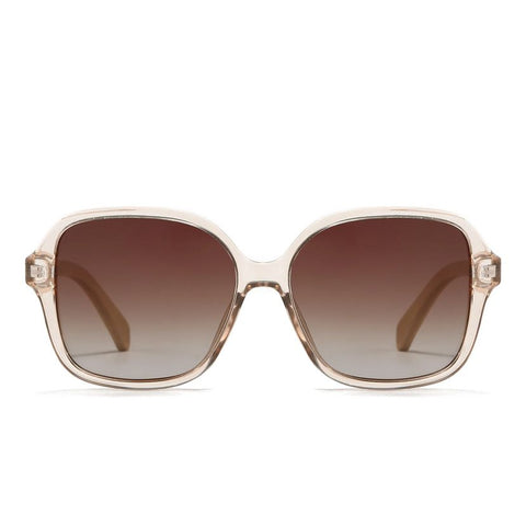 Soek Women’s Sunglasses Scarlett Champagne - Clear Pink Brown Graduated Lens - White Maple Arms