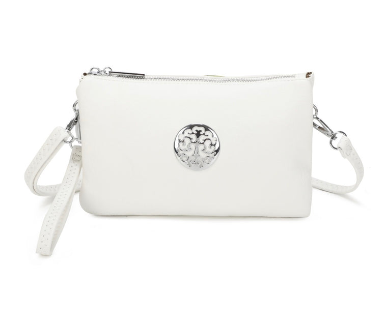 Bags Women’s Wristlet Purse - Crossbody Mini Bag - White 369