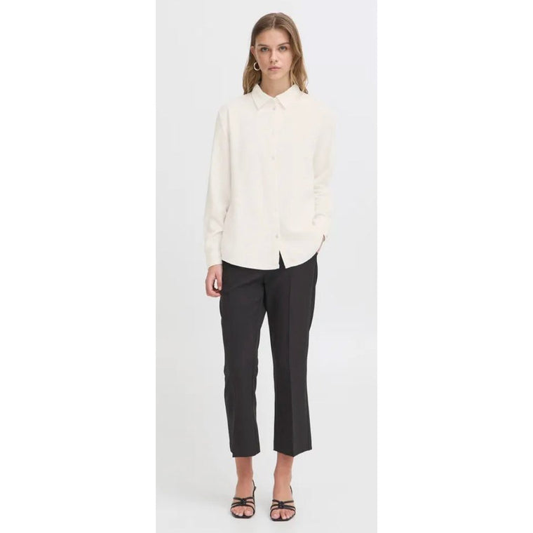 Ichi Women’s Ihlinno SH Shirt | Cloud Dancer
