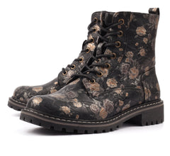 Lunar Women’s Dazzle Floral Boot | Black GLW037