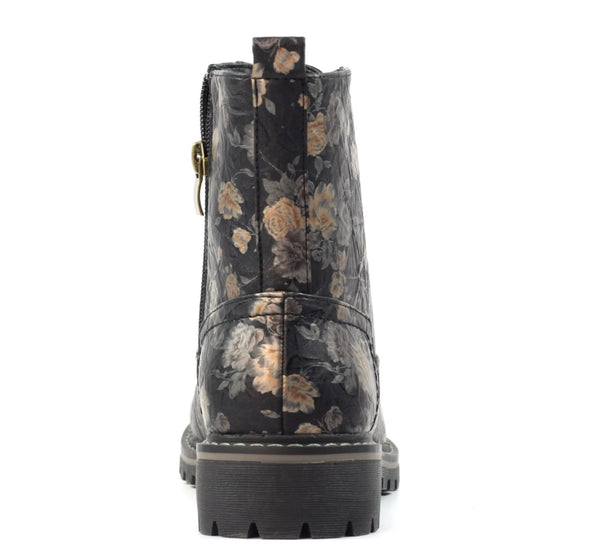 Lunar Women’s Dazzle Floral Boot | Black GLW037