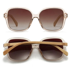Soek Women's Lincolnshire Sunglasses Scarlett Champagne with brown lens