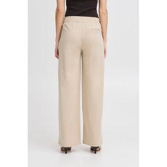 Ichi Women’s Wide Trousers Long Doeskin - Ihkate Sus Wide PA