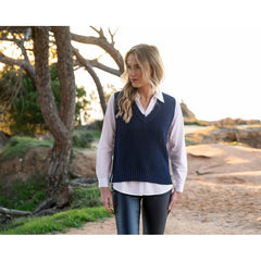 Marble Women’s Tank Top Navy | 7645 103