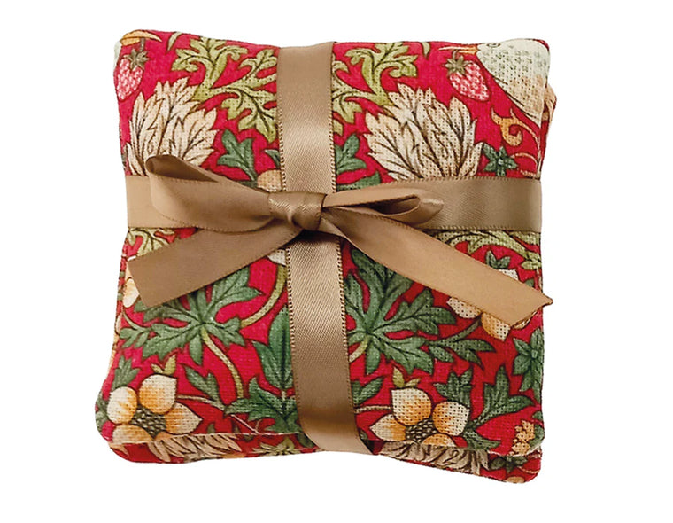 The Wheatbag Company Women’s Handwarmers | William Morris Strawberry Thief Crimson