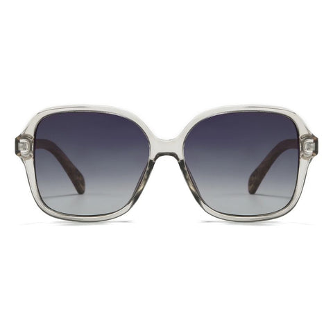 Soek Women’s Sunglasses Scarlett Grey Mist - With Grey Graduated Polarised - Lens Walnut  Arms