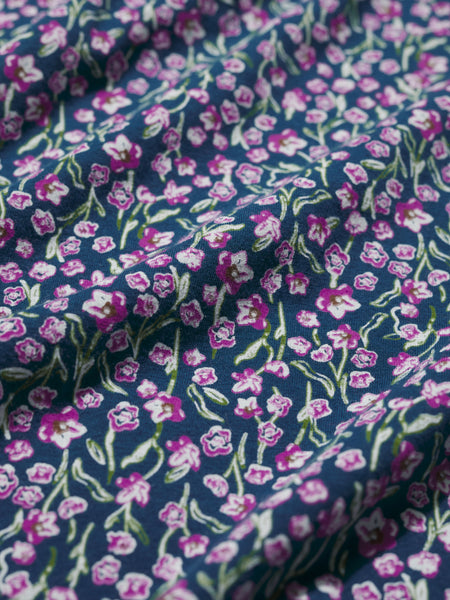 Seasalt Womens April Dress Regular | Flax Flower Bright Orchid