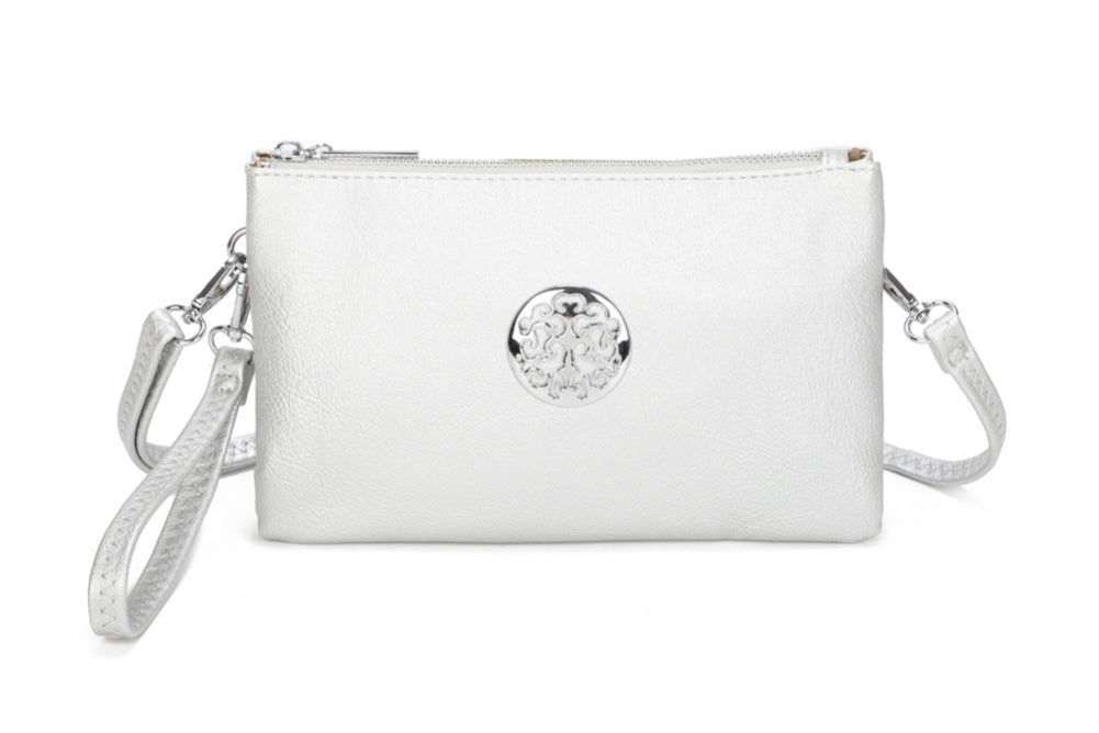 Bags Women’s Wristlet Purse - Crossbody Mini Bag | Silver 369