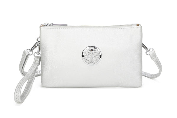 Bags Women’s Wristlet Purse - Crossbody Mini Bag | Silver 369