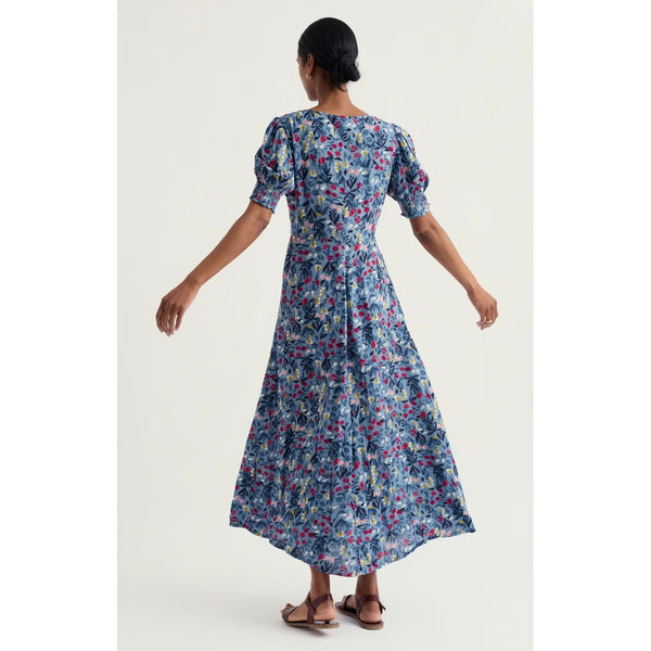 Seasalt Women's Marsh Violet Dress - Spring Stems Seascape Mix