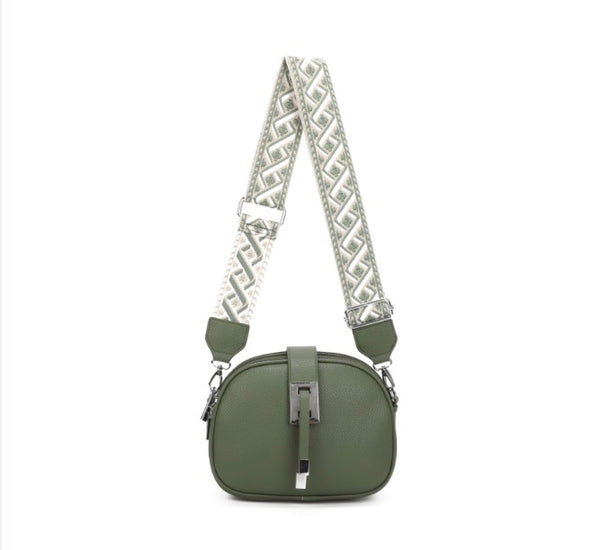 Jamie Bags Women’s crossbody bag in green at our Lincolnshire Boutique.