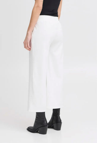 Ichi Women’s Trousers Cloud Dancer | Ihkate Sus Wide Pants