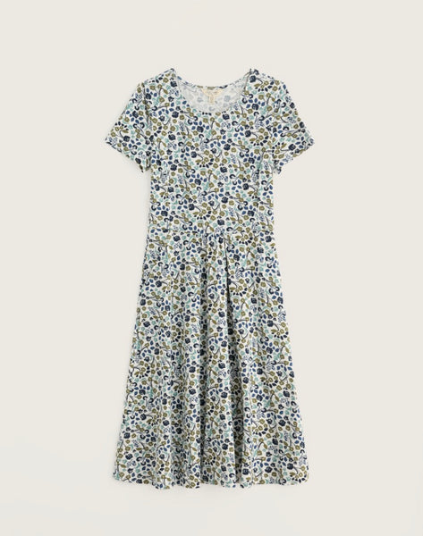 Floral dress on a white background