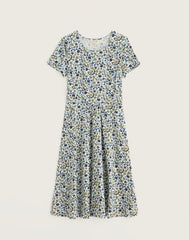 Floral dress on a white background