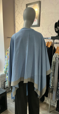 Alison Sheri Women’s Shawl in two toned blue/grey at our Lincolnshire Boutique. 