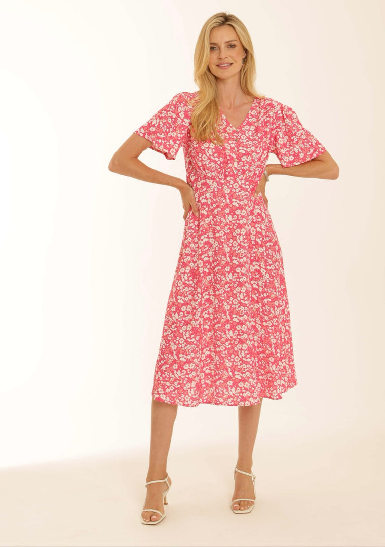 Pomodoro Women’s Tea Dress | Pink 52603