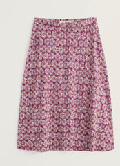 Floral patterned skirt on a white background.