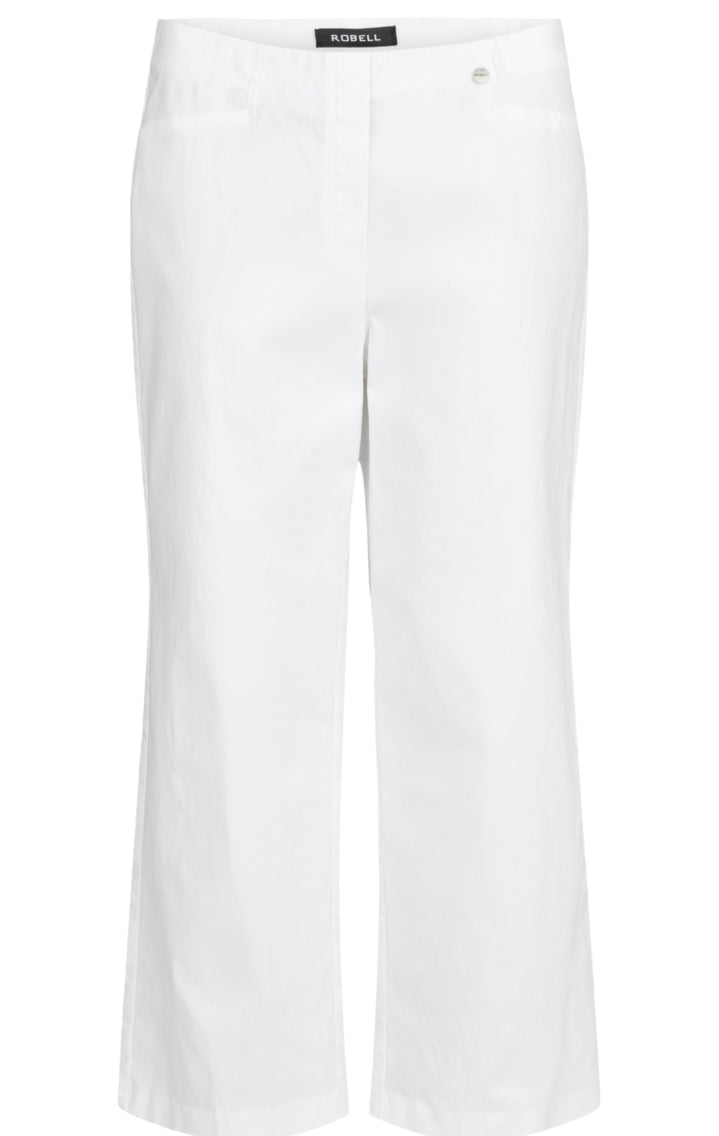 Robell Women’s  Trousers EFI 09 65cm | 51539 5499 Col 10 White