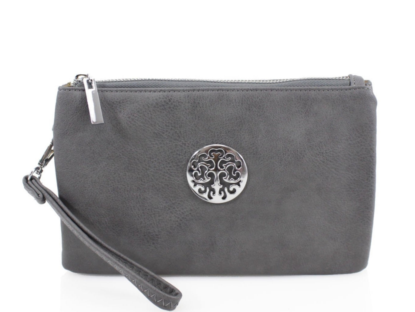 Bags Women’s Wristlet Purse - Crossbody Mini Bag | Dark Grey 369