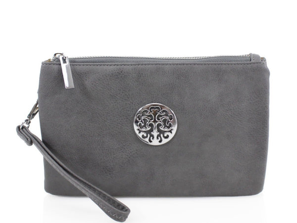 Bags Women’s Wristlet Purse - Crossbody Mini Bag | Dark Grey 369