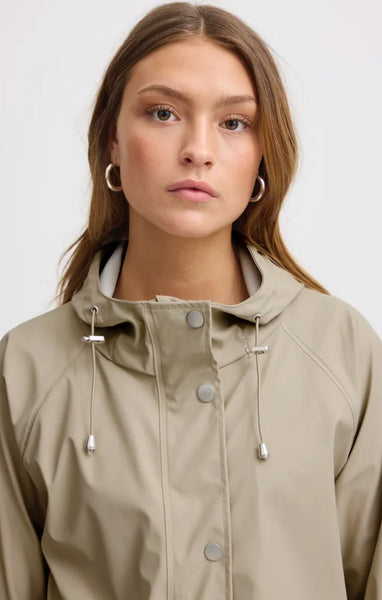 Ichi Women’s Ihtazi JA Raincoat | Doeskin