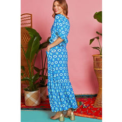 Onjenu Women's Maxi Dress | Gabriella Eye Blue