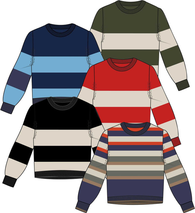 Ichi Women’s Ihedeen LS Jumper | Multi Coloured