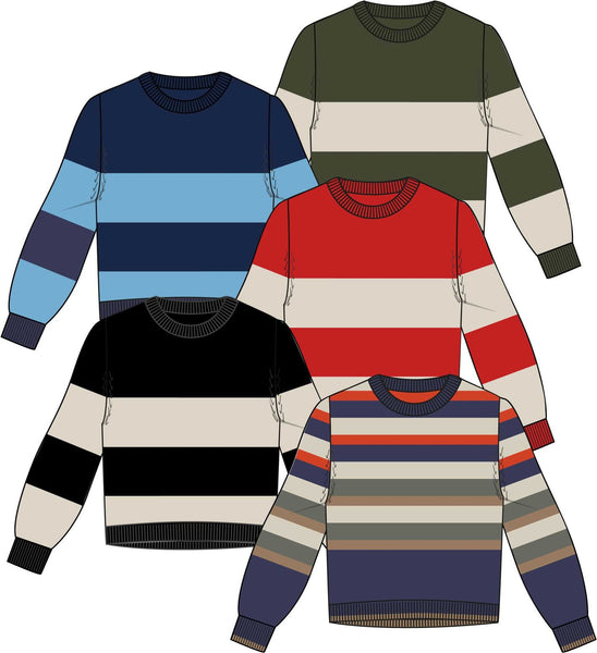 Ichi Women’s Ihedeen LS Jumper | Multi Coloured
