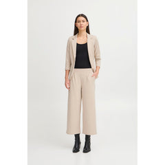 Ichi Women’s Trousers Doeskin - Ihkate Sus Wide Pants
