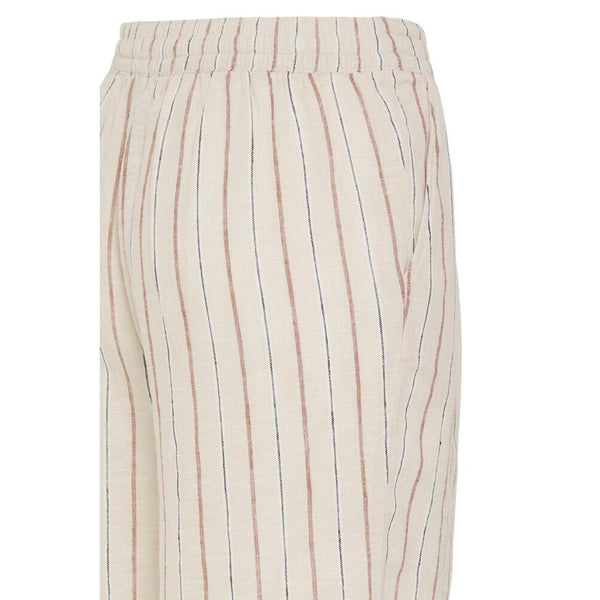Ichi Women’s Ihlinno Shorts - Brown Stripe