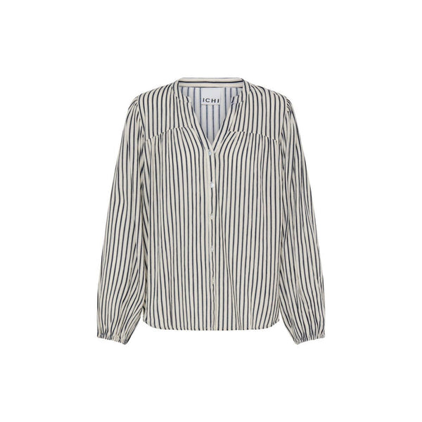 Ichi Women's Lincolnshire Striped blouse with long sleeves
