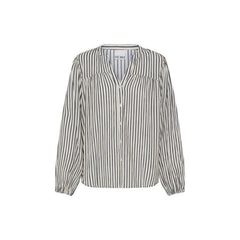 Ichi Women's Lincolnshire Striped blouse with long sleeves