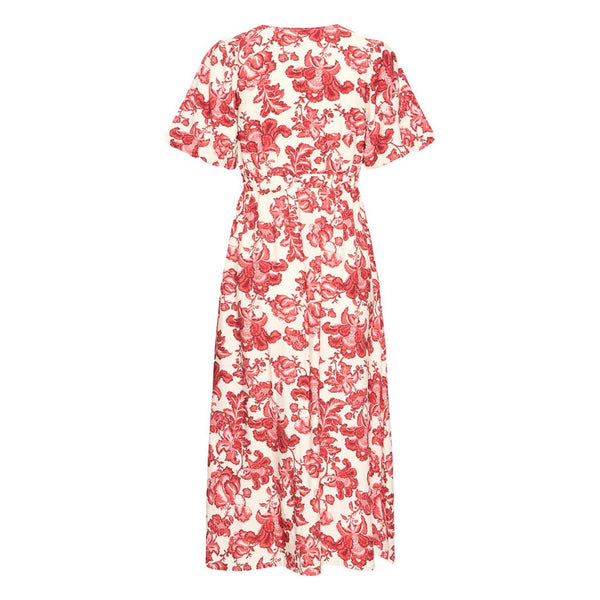 Ichi Women’s Ihgilvis Dress - Red Floral