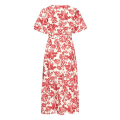 Ichi Women’s Ihgilvis Dress - Red Floral