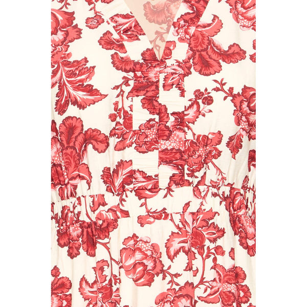 Ichi Women’s Ihgilvis Dress - Red Floral