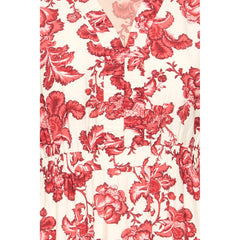 Ichi Women’s Ihgilvis Dress - Red Floral