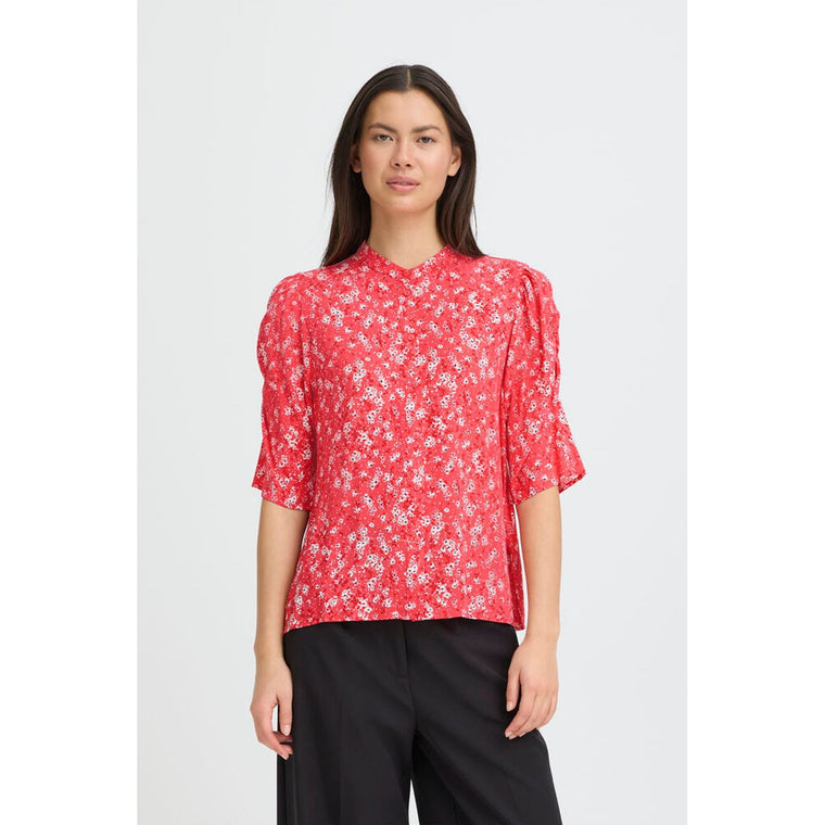 Ichi Women’s Ihvera SH24 Shirt - Teaberry Flower