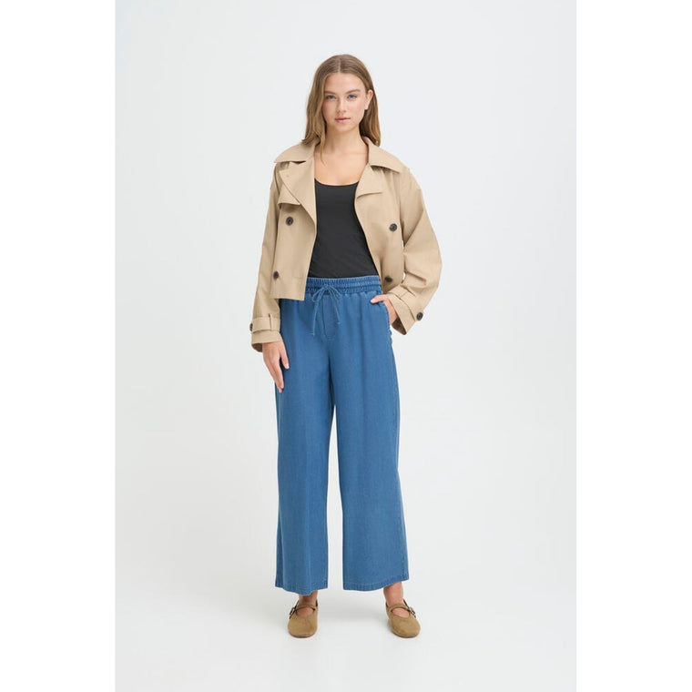 Ichi Women’s Ihkate Denim PA2 Trousers - Kate Denim