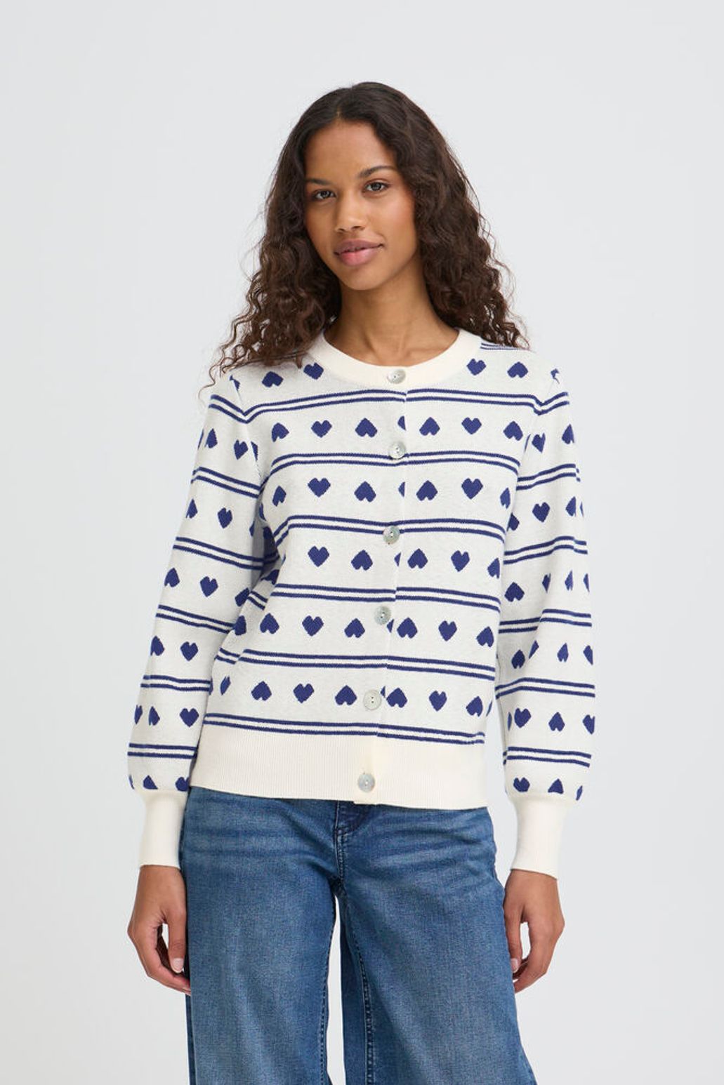 Ichi Women’s Ihbrielle CA5 Cardigan | Birch W Blue