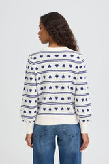 Ichi Women’s Ihbrielle CA5 Cardigan | Birch W Blue