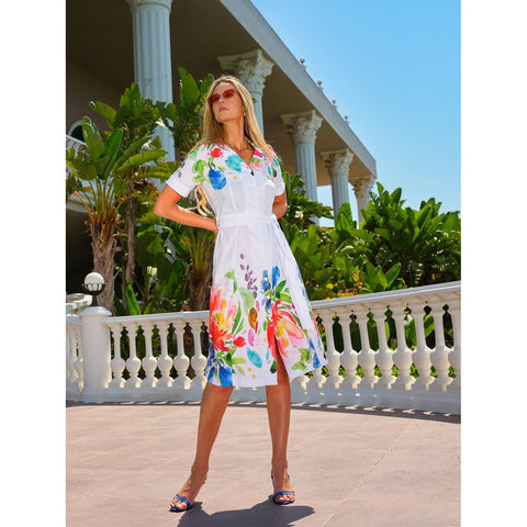 Dolcezza Women's Short Floral Dress - 26708