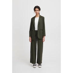 Ichi Women’s Kate Blazer Forest Night | Ihkate Sus Oversize Bl