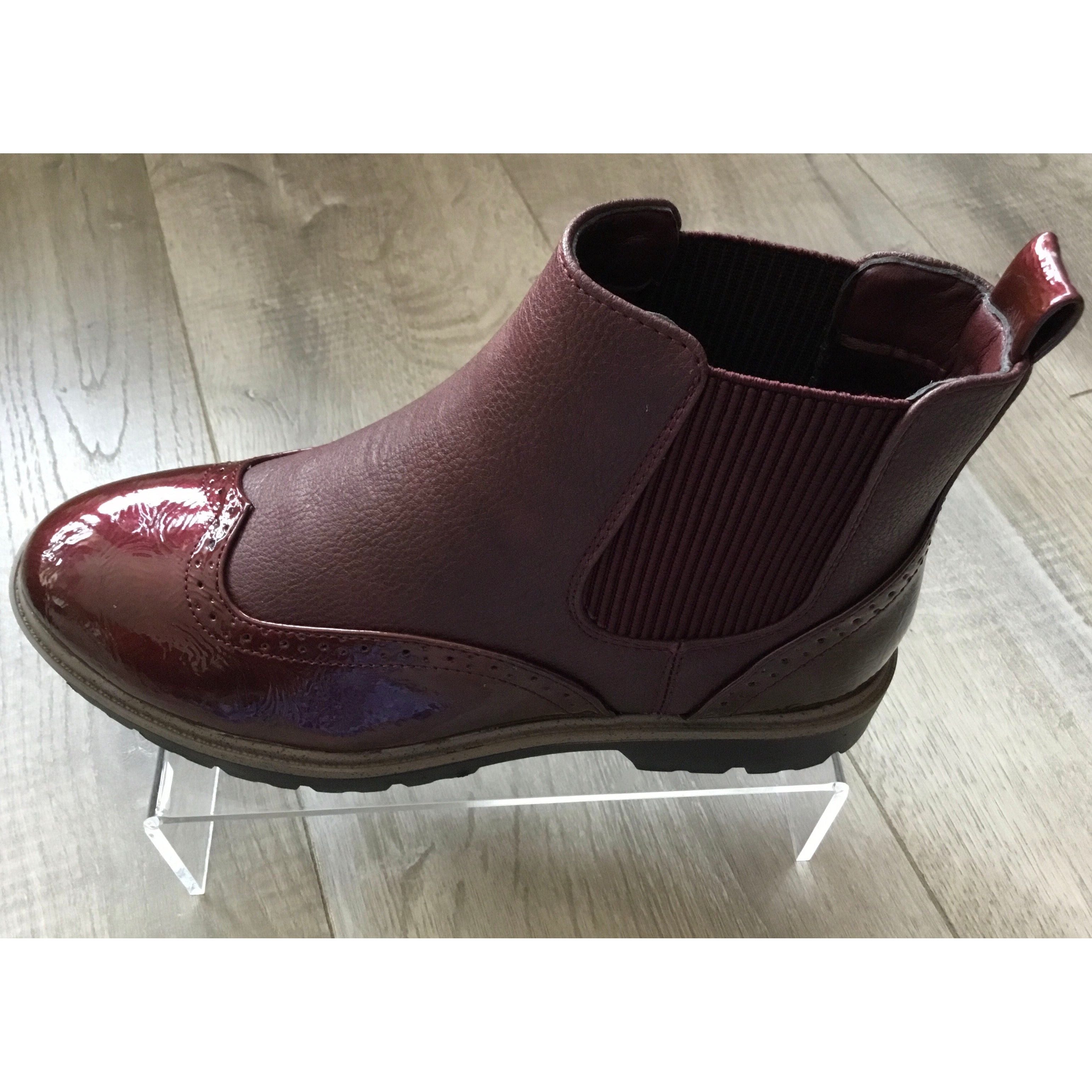 Boots Women’s Chelsea Ankle Boots | Wine Red Y89971