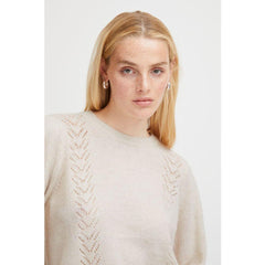 Ichi Women’s Jumper | Cloud Dancer Ihkamara LS7