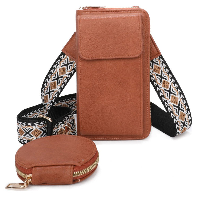 Bags Women’s Crossbody Bag/Phone Case | Brown C015
