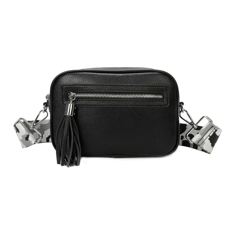 Bags Women’s Small Double zip Crossbody Bag | Black JM1380