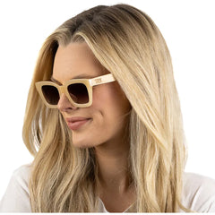 Soek Sunglasses Women’s Zahra Nude | Brown Gradient Lens | Maple Arms