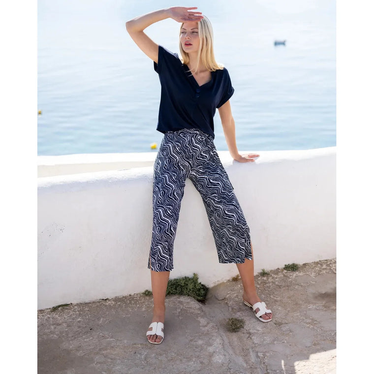 Marble Women’s Trousers Navy | 7407 103
