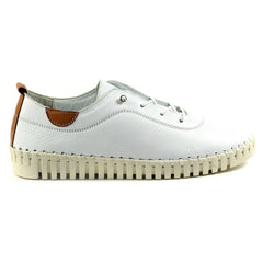 Lunar Women’s Flamborough Leather Shoe | White FLM011 WT